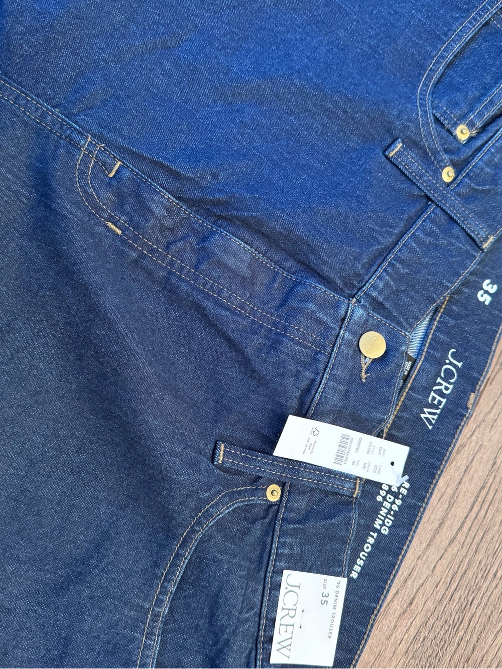 NWT J. Crew High-rise denim trouser jean size 35 - Picture 5 of 6